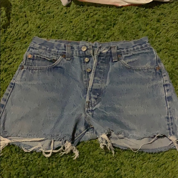 levi shorts womens high waisted